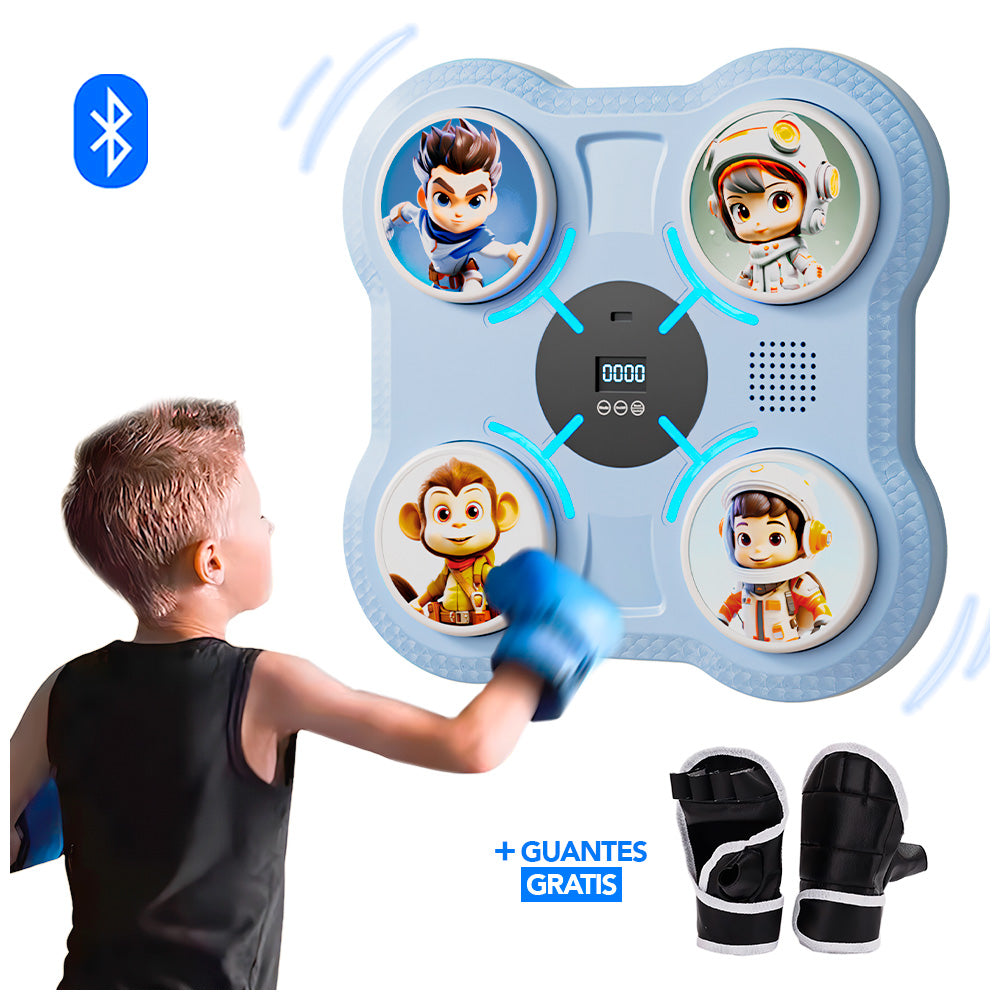 Maquina de boxeo musical para niños