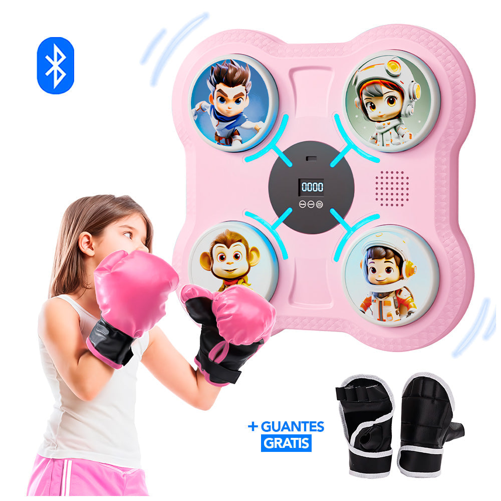 Maquina de boxeo musical para niños