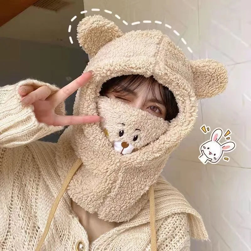 Gorro de Oso 3 en 1 - Unisex