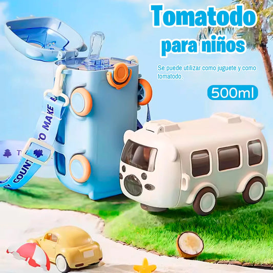 Osito AutoBús 2 en 1 (Tomatodo + Juguete)