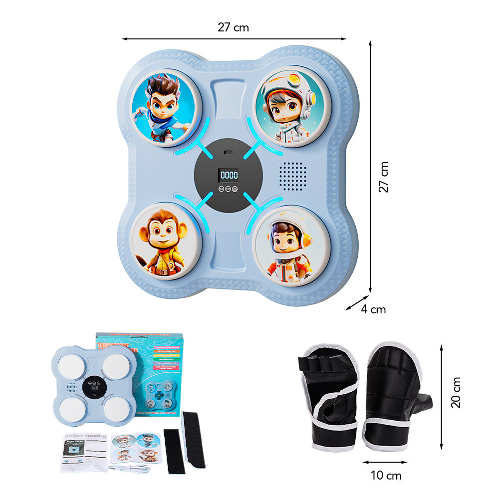 Maquina de boxeo musical para niños