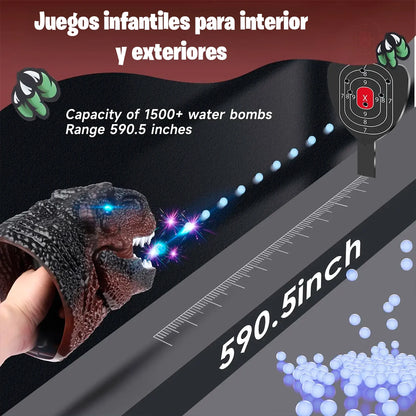 Pistola de Hidrogel Modelo Cabeza Dinosaurio