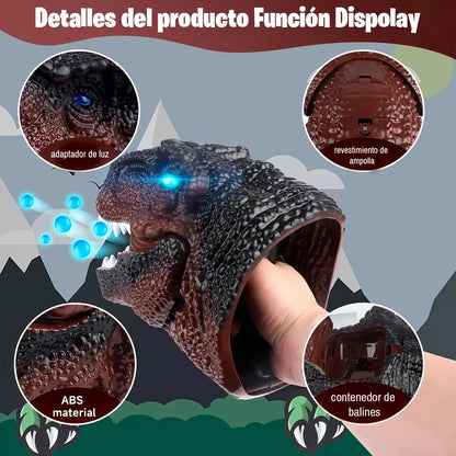 Pistola de Hidrogel Modelo Cabeza Dinosaurio