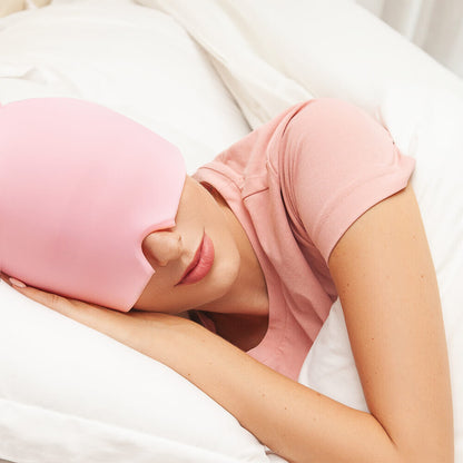 Gorro de gel antimigraña